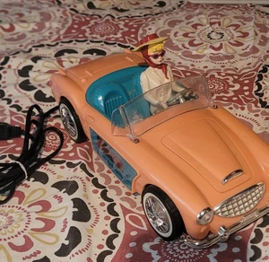 1996 Barbie Alarm Clock Radio Mattel Car Vintage Replica 1962 Convertible - Picture 1 of 7