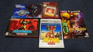 Lote 5 GB Metroid 2 GBA Fusion Zero Mission Famicom Mini GC Prime Japón Juego - Imagen 1 de 10