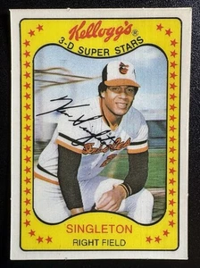 1981 Kellogg's 3D Super Stars Ken Singleton Baltimore Orioles Free Shipping - Picture 1 of 1