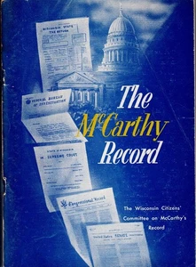 The McCarthy Record - 1952 - paperback - RARE BOOK - Picture 1 of 2