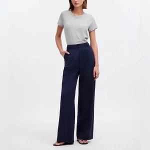 Madewell The Harlow Wide-Leg Pant True Deep Indigo Blue Gr. 6 - Bild 1 von 8