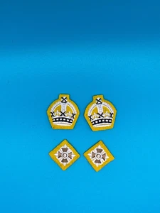 Yellow Cavalry Regiment Major Crowns - Cav Maj Worsted - Picture 1 of 1