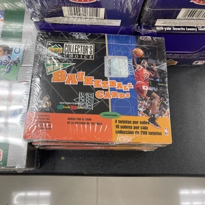 1996-97 COLLECTOR'S CHOICE INTERNATIONAL BOX FACTORY SEALED W/ 10 PACKS! SPANISH - Picture 1 of 2