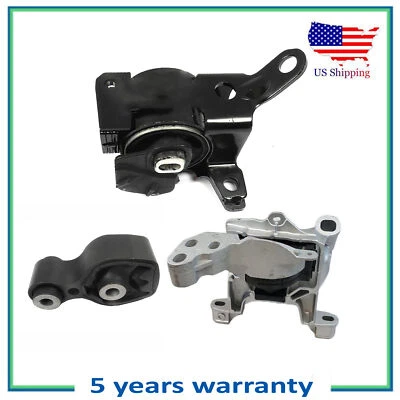 3PCS Engine Motor & Trans Mount Auto Trans For 2013-2016 Mazda CX-5 2.0L - Image 1 of 4
