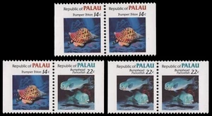 Palau 1985 - Mi-Nr. 74-75 D ** - MNH - 3 pares - vida marina / vida marina - Imagen 1 de 1