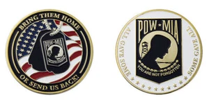POW MIA Challenge Coin CC-1762 You Are Not Forgotten - Picture 1 of 1