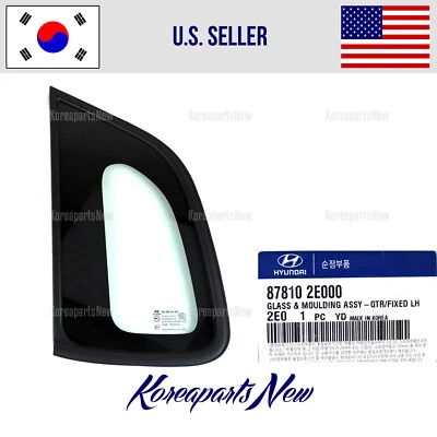 Cuarto trasero ventana cristal conductor izquierdo ⭐OEM⭐ 878102E000 Hyundai Tucson 2005-2010 Foto 1 de 4