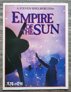Empire of the Sun Japanese Imported Movie Program Christian Bale John Malkovich - Picture 1 of 3