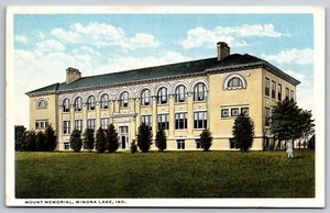 Postal Mount Memorial Winona Lake Ind. *5250 - Imagen 1 de 2