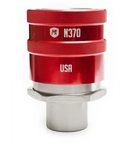 FAST FILL SYSTEMS N370P-1 Matrix High Flow 1" NPT Nozzle With Plug RED - Picture 1 of 1