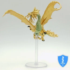 Gold Dragon - Rage of Demons #46 D&D Rare Miniature - Picture 1 of 2