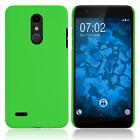 Hard for Lg K30 Cover Green Rubberised Cover