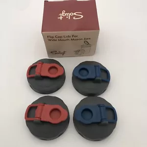 Solight 4er-Pack Breitmund Einmachglas Flip Cap Deckel für Ball/Kerr Einmachglas - Bild 1 von 2