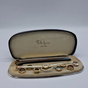 1960s Valgine Convertible Super Deluxe Ladies Watch Changeable Faces 17 Jewels - Picture 1 of 9