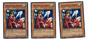 ¡YUGIOH! TARJETA PRINCESA DE TSURUGI - 1A EDICIÓN - YSD-EN014 (X3) - P&P GRATIS - Imagen 1 de 1