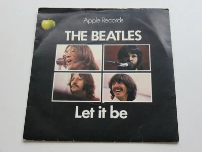 THE  BEATLES ORIG 1970 UK 45    LET IT BE     SOLID CENTRE SHINY  SLEEVE - Image 1 of 4