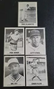 5-Renalta Galasso Inc. Baseball Cards, Enos Slaughter,Mell Ott,Lefty O'Doul + - Picture 1 of 12