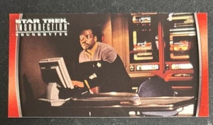 1998 Skybox Star Trek Insurrection Soundbytes Card #49 SB-25 Riker LaForge - Picture 1 of 2