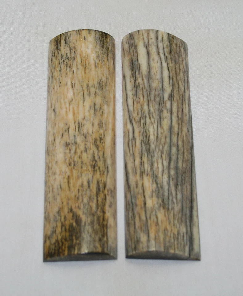 Escalas de hueso de jirafa para hacer cuchillos empuñaduras de pistola bronceadas con teñido de negro estabilizado Foto 1 de 1