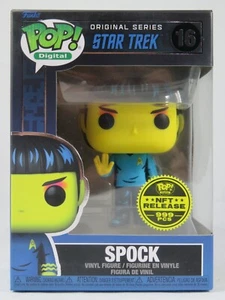 Digital Funko Pop - Spock (Blacklight) - Star Trek - Grail Release - No. 16 - Picture 1 of 11