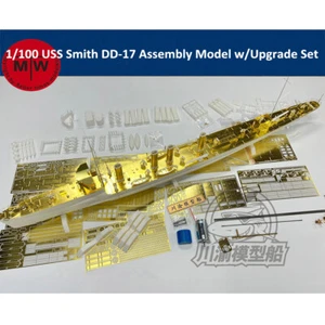 1/100 Scale USS Smith DD-17 Destroyer Assembly Model Kit w/RC Upgrade Set - Picture 1 of 12