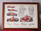 Tribute To Ferrari By Stuart Mcintyre  Framed Picture