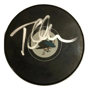 TODD McLELLAN AUTOGRAPHED HAND SIGNED SAN JOSE SHARKS HOCKEY PUCK w/COA - Picture 1 of 3