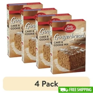 Lebkuchen Kuchen & Plätzchen Mix 4er Pack Einfach Backen Weiche Plätzchen Feucht Kuchen Neu - Bild 1 von 7