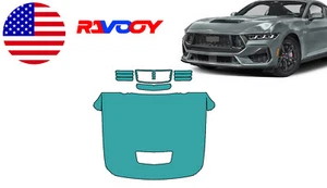 For Ford Mustang GT Dark H 2024-2025 Hood Paint Protection Film PreCut Kit PPF - Picture 1 of 7