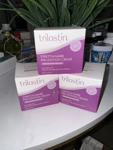 TriLASTIN Maternity Stretch Mark Prevention & Healing Cream 4oz.(3pack💞 - Picture 1 of 3