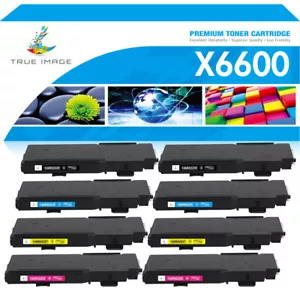 8PK Color 106R02228 Toner Compatible for Xerox Phaser 6600 WorkCentre 6605 - Picture 1 of 12