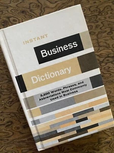 Instant Business Dictionary 1984 Hardcover Excellent - Picture 1 of 3