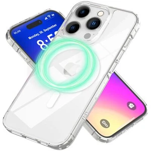 Funda magnética MagPower para iPhone 16 Pro Max, transparente resistente a arañazos acrílico móvil - Imagen 1 de 7