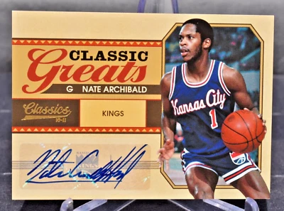 2010-11 Panini Classics Classic Greats Nate Archibald Kansas City Kings /49 - Image 1 of 4