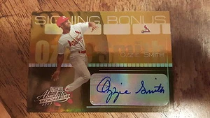 2003 CERTIFIED OZZIE SMITH AUTO 5/5 AUTOGRAPH Playoff Absolute Memorabilia - Picture 1 of 2