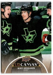 2021-22 Upper Deck Series 2 Miro Heiskanen #C146 UD Canvas Stars - Picture 1 of 2