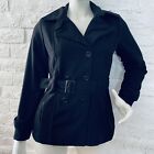 Jots Women Coat/Jacket Size - M Black