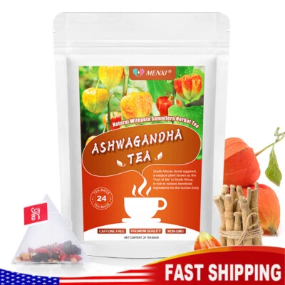 Ashwagandha Cúrcuma Jengibre Canela Té Cerebro Piel Salud Pérdida de Peso Apoyo Foto 1 de 4
