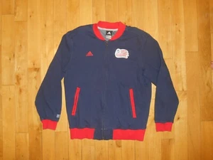 Adidas NEW ENGLAND REVOLUTION MLS Soccer Track Sweatshirt Jacket Mens Large - Picture 1 of 9