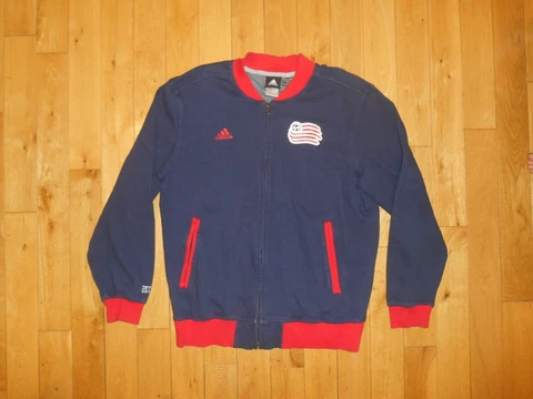 NWOT Adidas NEW ENGLAND REVOLUTION MLS Soccer Track Sweatshirt Jacket Mens XS Cover
