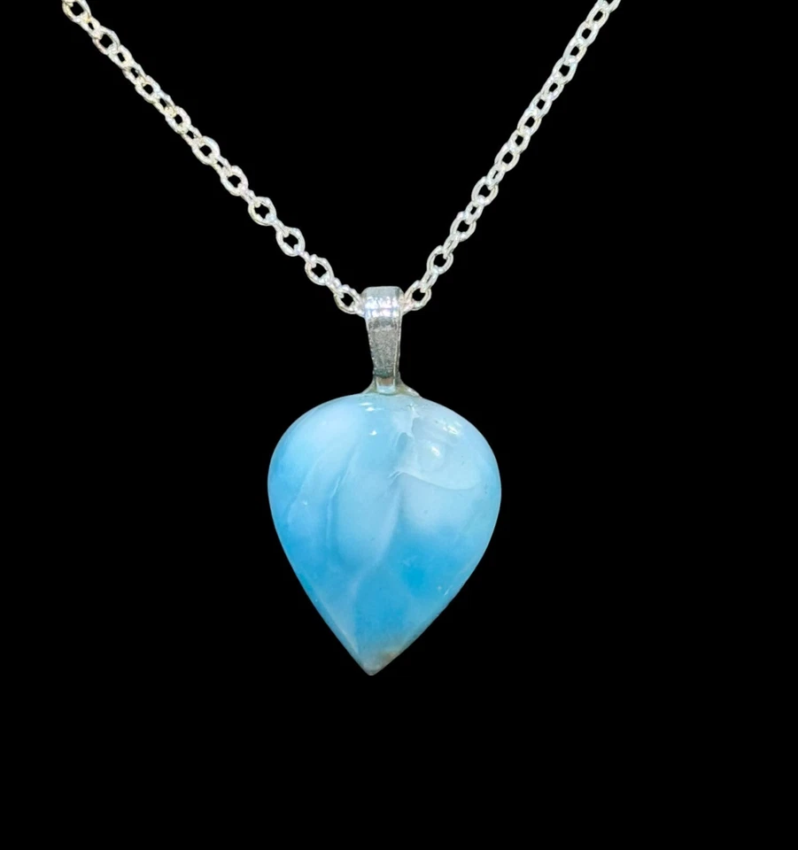 Collar Colgante Larimar ~ Colgante Piedra Azul y Cadena Joyería Larimar Foto 1 de 1