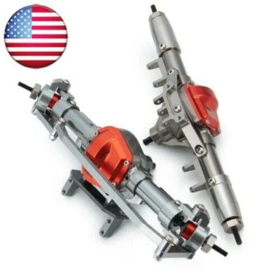 TFL CNC Metal Front & Rear Axle Set For 1:10 Scale RC Crawler AXIAL SCX10 Car - Image 1 of 4