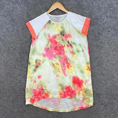 Top túnica Silvian Heach niñas talla 16 años floral satinado manga corta 35004 Foto 1 de 4