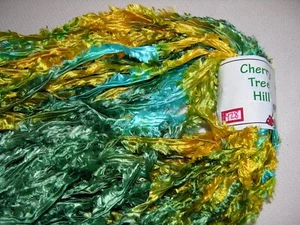 Cherry Tree Hill "Fringe" Hand Dyed Ribbon yarn Life's A Beach 62 yards each - Picture 1 of 4
