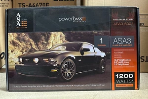 POWERBASS AMPLIFICATORE AUTO 1200W MONO ONE BASS SUB CHANNEL ASA3-600.1 #OP - Foto 1 di 3