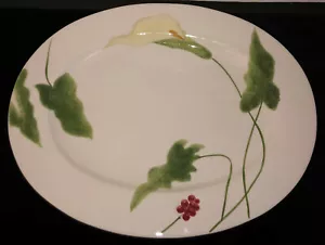Mikasa Classic*CALLA LILY* 20 1/2" LARGE TURKEY PLATTER #Y4109 - Picture 1 of 3