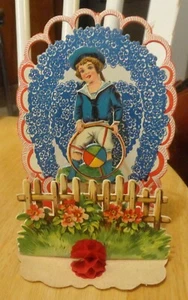 c1930s Valentine multi-part 3D - sailor boy in blue - Picture 1 of 3