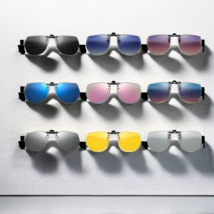 Unisex Sunglasses Clip-on Polarized Driving Glasses Uv400 Eyewear Fishing Sports - Picture 1 of 24