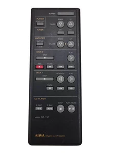 Genuine Aiwa CD Player Remote Control RC-T1F - Picture 1 of 2