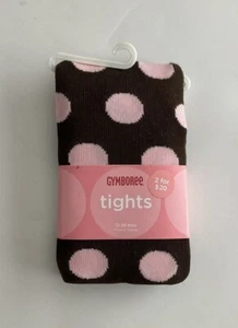 NWT Gymboree SWEETER THAN CHOCOLATE brown polka dot Tights 12 18 24 2T 3T 4T 5T - Picture 1 of 1